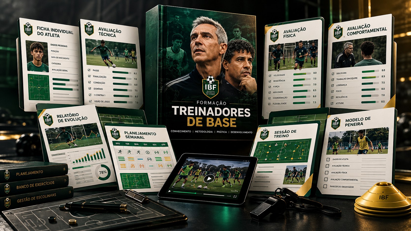 Materiais de formação, fichas e planejamentos do IBF